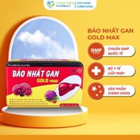 Viên Uống Thải Độc Gan, Làm Mát Gan, Giảm Các Triệu Chứng Xơ Gan, Viêm Gan, Gan Nhiễm Mỡ Bảo Nhất Gan Gold Max 60 Viên