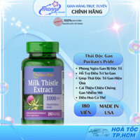 Viên Uống Thải Độc Gan Milk Thistle 1000mg Puritan’s Pride 180 Viên