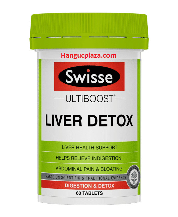 Viên uống thải độc gan Swisse Ultiboost Liver Detox 60 viên