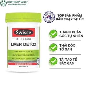 Viên uống thải độc gan Swisse Liver Detox 60 viên