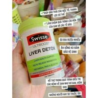 Viên uống thải độc gan SWISSE Liver Detox Úc 200 viên
