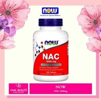 Viên uống thải độc gan và phổi NAC N-acetyl cysteine NOW 1000mg - 120 viên