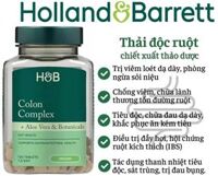 Viên uống thải độc Holland & Barrett Aloe Vera Colon Cleanse