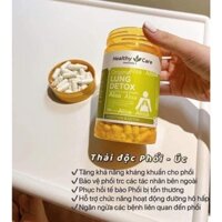 Viên Uống Thải Độc Phổi - LUNG DETOX HEALTHY CARE chính hãng [ Úc ]