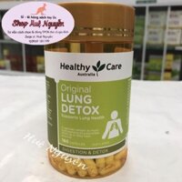 Viên uống thải độc phổi Lung detox healthy care 180 viên ÚC