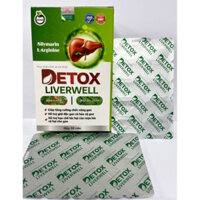 Viên uống thanh nhiệt mát gan DETOX Liverwell organic, giải độc gan, hạ men gan 30 viên
