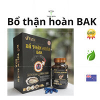 Viên uống thảo dược BỔ THẬN HOÀN BAK (Chai 30 viên) Hỗ trợ dưỡng huyết tư âm, Bổ thận tráng dương, bổ thận cố tinh