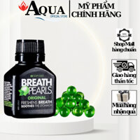 Viên Uống Thơm Miệng Breath Pearls 50 Viên Úc Chính Hãng Khử mùi hôi miệng