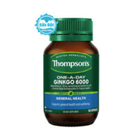 Viên uống Thompsons Ginkgo 6000mg bổ não của Úc (60 viên)