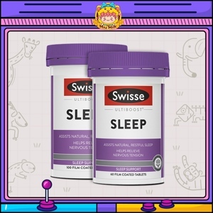 Viên uống thư giãn & hỗ trợ giấc ngủ Swisse Ultiboost Relax & Sleep 60 viên