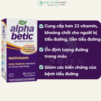 Viên uống tiểu đường, vitamin tổng hợp cho người tiểu đường Diabetic Multivitamin 30 viên