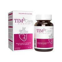 Viên uống Tim Care Diamond hỗ trợ ứ trệ tuần hoàn, hỗ trợ hoạt huyết (Hộp 80 viên)