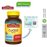 Viên uống Tim Mạch Nature Made CoQ10 200 mg 140 viên -  Viên hỗ trợ điều hòa tim mạch Nature's Bounty