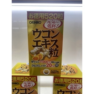 Viên uống tinh bột nghệ mùa thu Orihiro 520 viên