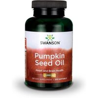 Viên Uống Tinh Chất Hạt Bí Ngô Hỗ Trợ Tuyến Tiền Liệt Swanson Pumpkin Seed Oil 1000mg 100 viên