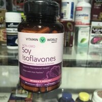 Viên uống tinh chất mầm đậu nành NON - GMO Soy Isoflavones Vitamin World 120 viên của Mỹ