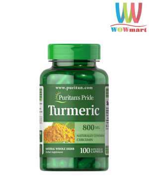 Viên uống tinh chất nghệ Puritan's Pride Turmeric 800mg 100 viên