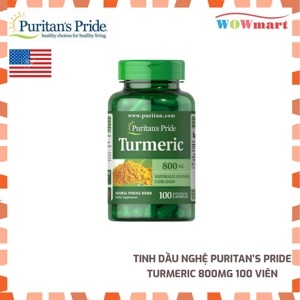 Viên uống tinh chất nghệ Puritan's Pride Turmeric 800mg 100 viên