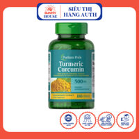 Viên Uống Tinh Chất Nghệ Puritan’s Pride Turmeric Curcumin 500mg - Ngăn Ngừa Lão Hóa Da 180 Viên
