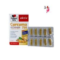 Viên uống tinh chất nghệ Doppelherz Curcuma Mit Curcumin 750mg 30 viên của Đức