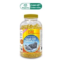 Viên Uống Tinh Dầu Hải CẩuBill Seal Oil Omega 3 1000mg Hỗ Trợ Tim Mạch Thần Kinh Bổ Mắt 320 Viên