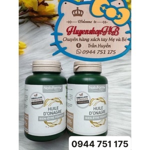 Viên uống tinh dầu hoa anh thảo Nat & Form Huile D’Onagre 200 viên