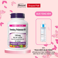 Viên Uống Tinh Dầu Hoa Anh Thảo, Omega-6 Webber Naturals Evening Primrose Oil GLA 50 180 Viên