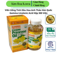 Viên Uống Tinh Dầu Hoa Anh Thảo Hàn Quốc Gamma Linolenic Acid, Làm đẹp da, cân bằng nội tiết tố nữ