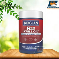 Viên Uống Tinh Dầu Nhuyễn Thể Đỏ Bioglan Red Krill Oil Double Strength 1000mg – 60 viên