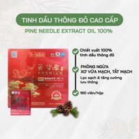 Viên Uống Tinh Dầu Thông Đỏ Hàn Quốc Cao Cấp Daesan Premium Pine Needle Extract Oil 100% 180 Viên