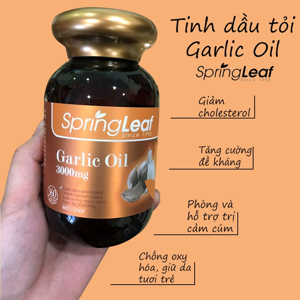Viên uống tinh dầu tỏi Spring Leaf Garlic Oil - 365 viên