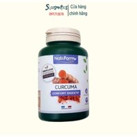 Viên uống tinh nghệ hữu cơ Nat & Form Curcuma Bio của Pháp 200 viên