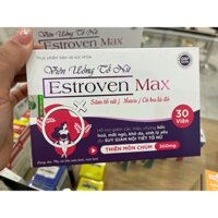 Viên uống tố nữ ESTROVEN MAX( tạm biệt bốc hỏa, mất ngủ, khô da, sinh lý yếu) Hộp 30 viên