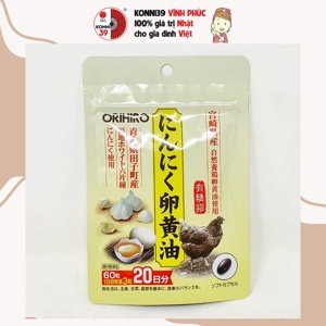 Viên uống tỏi lòng đỏ trứng gà Orihiro 60 viên