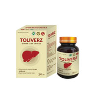 Viên Uống TOLIVERZ hộp 30viên. Giúp mát gan,tăng cường chuc năng gan, giam viem gan, gan nhiem mo,