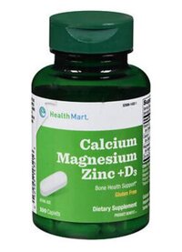 Viên uống tổng hợp Calcium Magnesium Zinc With Vitamin D3 – Healthmart