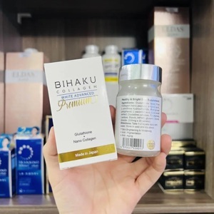 Viên uống trắng da Bihaku Collagen 30 viên