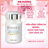 Viên uống trắng da Bihaku Collagen, Viên uống đẹp da Collagen Nhật Bản trắng bật tone- Dr. Hương