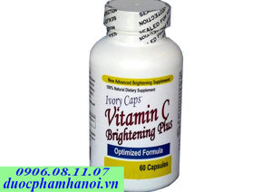 Viên uống trắng da bổ sung vitamin C Ivory Caps Brightening Plus