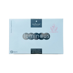 Viên uống trắng da cà chua trắng Sakura Luminous