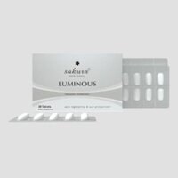 Viên uống trắng da cà chua trắng Sakura Luminous