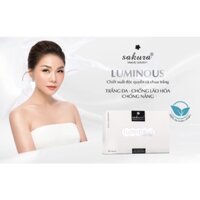 Viên uống trắng da, chống lão hóa cà chua trắng Sakura Luminous 30 viên