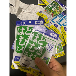 Viên uống trắng da Coix Extract DHC Nhật Bản - 20 ngày