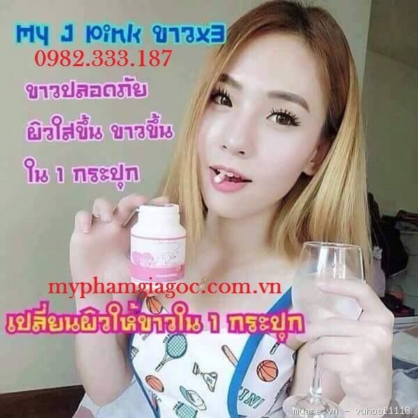 Viên uống trắng da dược thảo Thailand MY J PINK