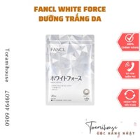 Viên uống trắng da Fancl white force gói 30 ngày (bill hãng trong ảnh)