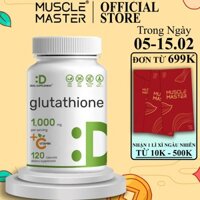 Viên Uống Trắng Da, Giải Độc Gan GLUTATHIONE 1000mg + Vitamin C 500mg 120 viên