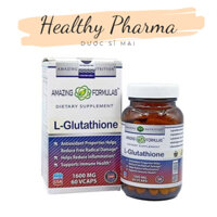 Viên uống trắng da, giảm nám , tàn nhang ngăn chặn quá trình lão hóa L-GLUTATHIONE EXTRACT 1600MG (Hộp 60 viên)