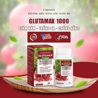 Viên Uống Trắng Da Giảm Nám Chống Nắng Faroson Glutamax 1000 30 Viên Hàng Công Ty