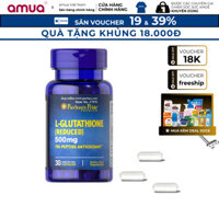 Viên uống trắng da giảm nám L-Glutathione Reduced 500mg Puritan's Pride của Mỹ 30 viên