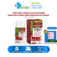 Viên Uống Trắng Da Glutathione Giảm Nám Chống Nắng Faroson Glutamax Hộp 30 viên